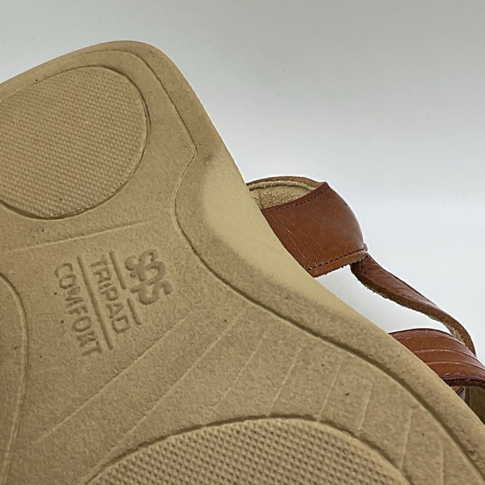 SAS Brown Leather Sandals - Picture 7 of 7
